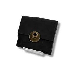 グッチ　GUCCI コンパクトウォレット　二つ折り財布　ブラック　黒　GGキャンバス　GG柄