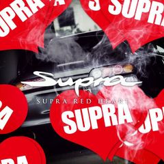 SUPRA HEART RED - スープラ ハート レッド ステッカー