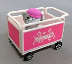 【中古】トレーディングフィギュア 1.子猫ピンク 「仕事猫保育園 ミニフィギュアコレクション」