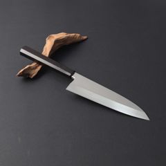 出刃包丁 6寸（刃渡り180mm）通常鏡面仕上げ 本刃付け 八角柄 和包丁