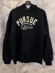 Champion PURDUE ブラックパーカー AT016