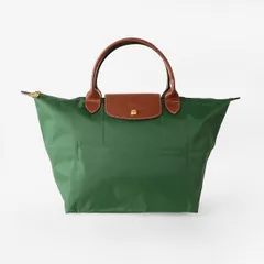新品 ロンシャン LONGCHAMP ハンドバッグ ル プリアージュ オリジナル トップハンドルバッグ Mサイズ ブリティッシュグリーン