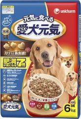 【同梱不可】愛犬元気肥満が気になる7歳以上用ささみ･ビーフ･緑黄色野菜･小魚入り6kgのサムネイル