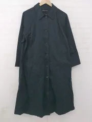 ◇ mizuiroind ミズイロインド シンプル 長袖 チェスター コート  ネイビー系 レディース P 1308010007460のサムネイル