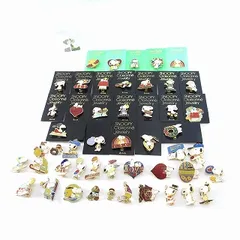 AVIVA ヴィンテージ SNOOPY スヌーピー ブローチ ピンバッジ 50点  