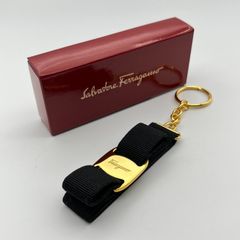 Salvatore Ferragamo サルバトーレ フェラガモ ヴァラ キーホルダー ブラック