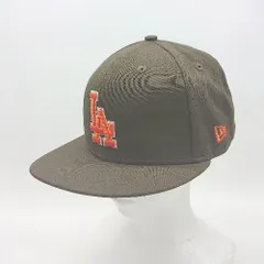 ◇ Θ NEW ERA ニューエラ ドジャース キャップ 帽子 ブラウン系 サイズ表記なし レディース メンズ E  【1507280005613】