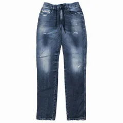 DIESEL ディーゼル デニム パンツ スリム ジョグジーンズ イージーパンツ 2062 D-STRUKT JOGG W26 インディゴブルー メンズ 【中古】