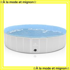 【スピード発送】水遊び 大型 アウトドア用 屋内用 簡単な排水 家庭用 お庭用 折り畳み式収納 空気入れ不要 安心安全な 直径160cmｘ高さ30cm 犬用 ペット用 子供用プール