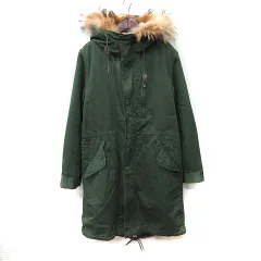レイジブルー RAGEBLUE ミリタリーコート モッズ ライナー付き チャイニーズラクーン M 緑 カーキ /YI
