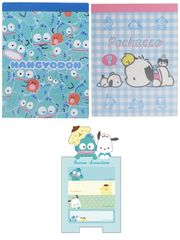 【スタンド付箋＆メモ帳3点セット】サンリオキャラクターズ