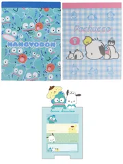 【スタンド付箋＆メモ帳3点セット】サンリオキャラクターズ