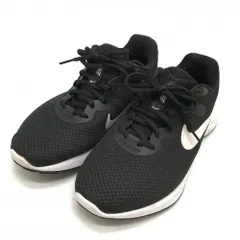 【美品】ナイキ ランニングシューズ 黒×白 DD8475-003 レボリューション6 メンズ 26.0 ゴルフウェア NIKE