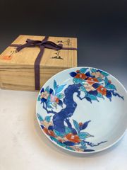 Ｓ３１４　水指　『藍鍋島』『染付瓜文』『りすつまみ』『中村公法作』　共箱　茶道具 R976 水指 『如泉窯 李連休造』『雲鶴文』『高麗青磁水指