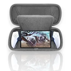 K&SGAMER PSポータル 専用 収納ボックス PS5 リモートプレイヤー 持ち運びバック ハードケース (マットブラック) 0