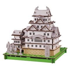 hacomo 姫路城 玩具 おもちゃ 組立式 工作 ダンボール クラフト 小学生 春休み GW 夏休み 冬休み 宿題 工作キット インテリア PUSUPUSU プスプス