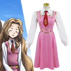 コスプレ 衣装 ナナリー コードギアス アニメ風 キャラクター 仮装 ドレス レディース M2508020-2