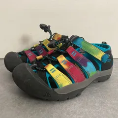 KEEN1018447 Kids NEWPORT H2 ニューポートエイチツー キッズサンダル RAINBOW TIE DYE KN323　19.5㎝