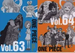 【中古】クリアファイル 集合/vol.63＆64 A4ヒストリークリアファイルセット(2枚組) 「一番くじ ワンピース WT100記念 尾田栄一郎描き下ろし 大海賊百景」 K賞