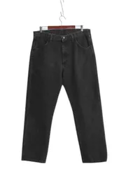 【お得なクーポン配布中!】 ラスラー ブラック デニム パンツ メンズ 36 30 / ラングラー ジーンズ ジーパン ストレート テーパード ヘビーウェイト 黒 RUSTLER Gパン