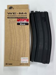 WE M4 オープンボルト対応スペアマガジン 新型 ブラック SCAR/PDW/M4/M16