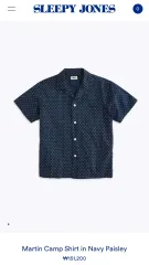【未使用】スリーピージョーンズ フラワープリントMARINA PAJAMA SLEEPY JONES】レディース/Marina Pajama Set/Rosette Pin Dot