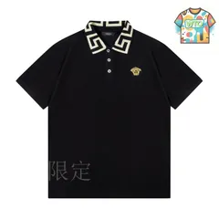 【今日WTO】VERSACE 2025 メドゥーサ刺繍 ポロシャツ-UR72