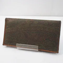 エトロ ETRO 長財布 2つ折り 札入れ ペーズリー柄 ブラウン 茶系のサムネイル