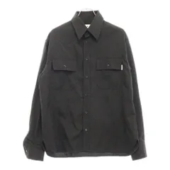 MARNI (マルニ) 21SS トロピカルウール フロントポケット オーバー 長袖シャツ ブラック CUMU0149A0 S45455のサムネイル