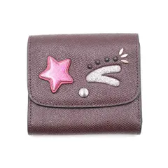 COACHコーチCOHBEAR二つ折り財布バーガンディレディースITC1IMLAHKG0