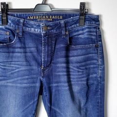アメリカンイーグル デニムパンツ ジーンズ メンズ W32 スリム ズボン ボトムス 古着