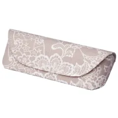 ☆ 花レース/グレー ☆ メガネケース メガネケース おしゃれ 眼鏡ケース セミ ハード めがねケース 可愛い 花柄 シニアグラス 伊達めがね 老眼鏡 レディース 大人 かわいい グッズ 雑貨 ギフト