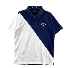 サイズ：L CALLAWAY キャロウェイ  半袖ポロシャツ 総柄 ホワイト系 [240101505470] ゴルフウェア メンズ ストスト