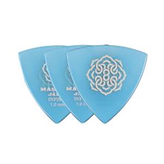 MASTER 8 JAPAN マスターエイトジャパン ギターピック INFINIXシリーズ IFS-TR100 トライアングル 1.0mm 3枚 両面プリントの粒子マット仕上げ防滑