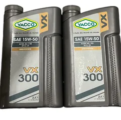 YACCO VX 300 エンジンオイル 2L×2本セット 楽天市場】YACCO VX-300 15W-50 ヤッコー VX300 ヤッコの4輪用エンジン