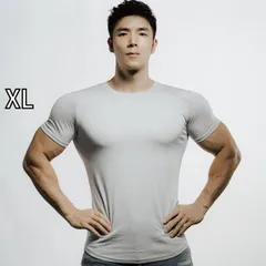 [XL]春 コーデ メンズ 用 服 シンプル ファッション オシャレ 大人 紳士服 スポーツ 大きいサイズ 半袖 シャツ 伸縮性 ストレッチ 速乾 スリムフィット 夏  カジュアル 通勤スタイル 重ね着コーデ ゆったりシルエット さらっと着 普段使い