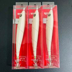 キーストン 早福型 M号 全夜光ホワイト keystone エサ巻き エギ エギセット Egi Squid Jig Calamari