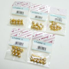 在庫処分 丸ロンデル8mm10コ入×5袋計50個 アクセ パーツ 最安挑戦 MK014