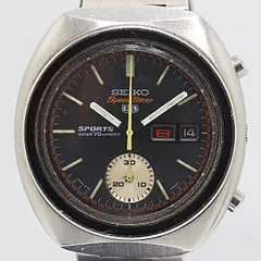 ※ジャンク※　SEIKO5スポーツクロノグラフ　自動巻　6139-8040 Yahoo!オークション -「6139-8040」の落札相場・落札価格