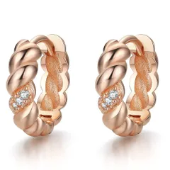 【在庫処分】シルバー 人気 925 リングピアス レディース 両耳用 金属アレルギー対応 DAZZARRYフープピアス アクセサリー プレゼント