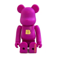 【中古】トレーディングフィギュア BASIC(ピンク/B大) 「BE＠RBRICK-ベアブリック- シリーズ50」