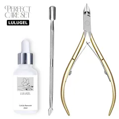 【3点セット】甘皮処理 キューティクル ニッパー プッシャー リムーバー 20ml ネイル 甘皮ケア キューティルリム ーバー ネイル ケア お手入れ セット パーフェクトケアセット