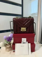 MICHAEL KORS(マイケル・コース) ショルダー クロス 可能 ワインカラー