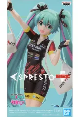 【中古】フィギュア 初音ミク レーシングVer. 「キャラクター・ボーカル・シリーズ01 初音ミク」 ESPRESTO est-Print＆Hair- レーシングミク2019 TeamUKYO応援Ver.