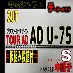 k*0様 STEALTH レスキュー U4 ツアーAD HY-75 22 S　カ ユーティリティー テーラーメイド STEALTH (ステルス