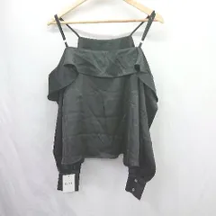 ◇ ⊂◎●未使用● GRL グレイル オフショルダー 長袖 シャツ サイズM ブラック レディース E  【1505290012119】