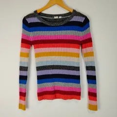 GAP ギャップ　ボーダー　カラフル　ニット　セーター　古着　ストリート　ギャル　y2k