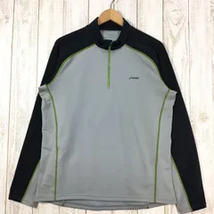 【Men's XL グレー系】 Phenix ( フェニックス ) フィット ジップ モック ロングスリーブ シャツ Fit Zip Moc PH252LS10 Asian Men's  化繊 ロングスリーブシャツ インナー シャツ トップス
