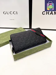 【今日特価】Gucci グッチ クラシックモッズ牛皮財布 高級モッズ牛皮を使用、精緻なステッチ仕上がり-WTO輸入2