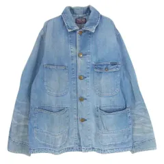 BLUE BLUE ブルーブルー デニム カバーオール ジャケット インディゴブルー系 2【中古】のサムネイル